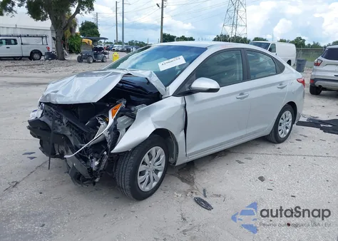2022 Hyundai Accent Se z USA, uszkodzony, nr VIN 3KPC24A60NE179351